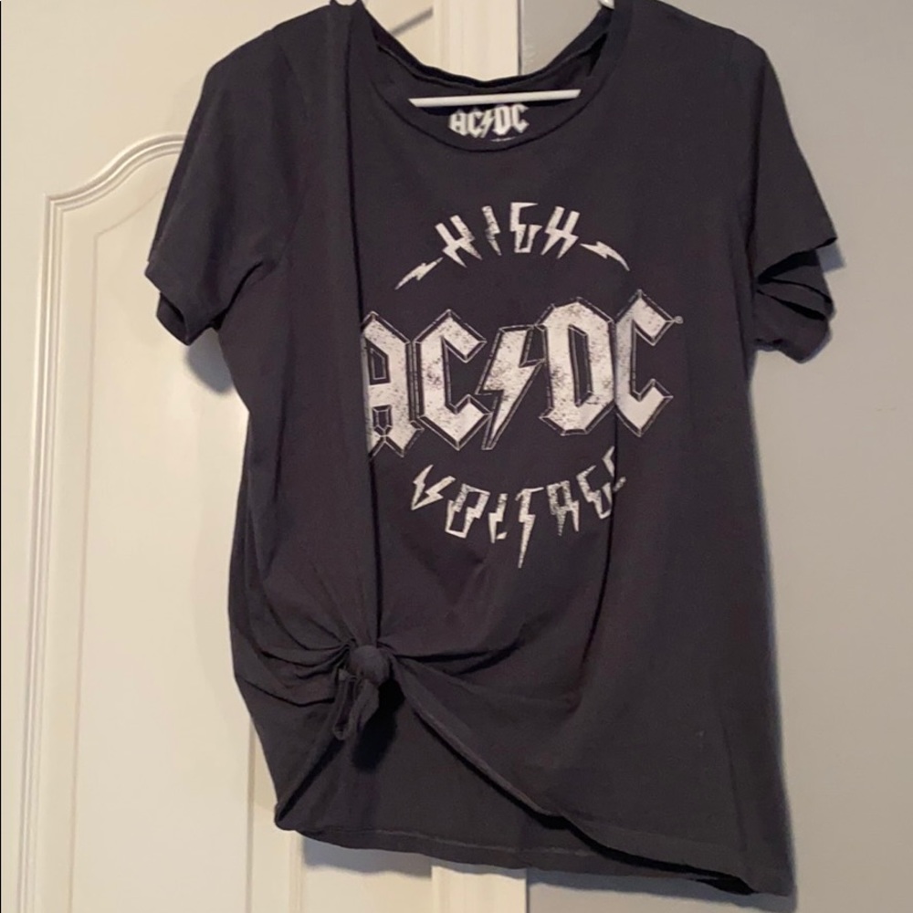 AC/DC navy and white tee!